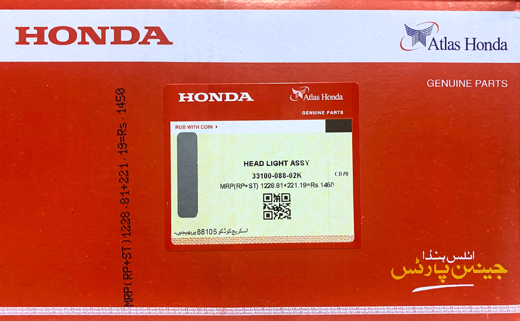 Head Light Assy for CD-70 and CG-125