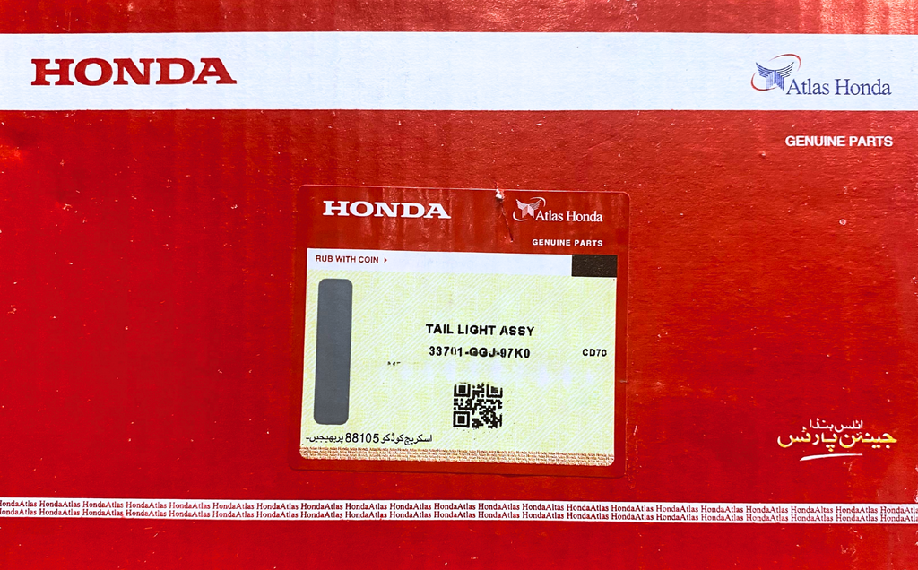 Tail Light Assy for CD-70